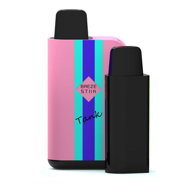 Bateria de 650 mAh Vapor descartável de alta potência com cartucho de bobina de malha de enchimento superior