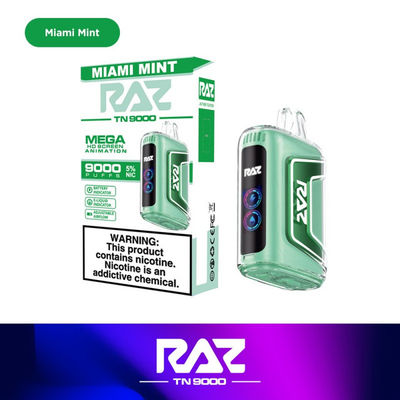 Materiais de plástico EUA Vape com tipo C recarregável e resistência de 1,2 ohm
