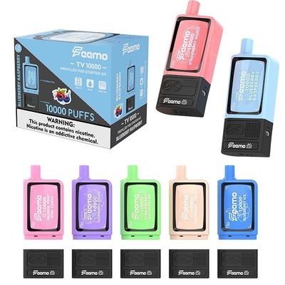 Bateria 650mAh POD Vapor descartável com mais de 10000 puffs e 5% de força de nic
