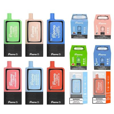 Bateria 650mAh POD Vapor descartável com mais de 10000 puffs e 5% de força de nic
