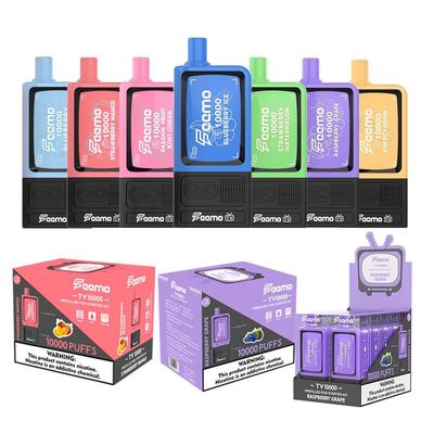 Bateria 650mAh POD Vapor descartável com mais de 10000 puffs e 5% de força de nic
