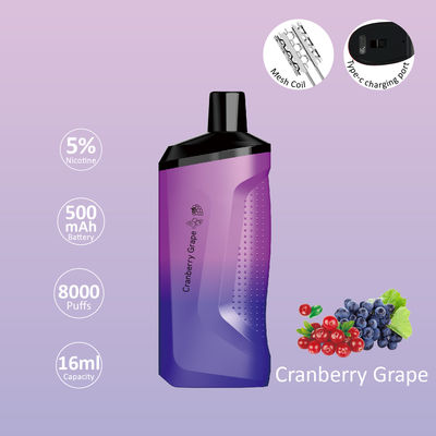 15 ml de E- Liquid POCO 5000 Puffs Dispositivo 5%nic para Smooth