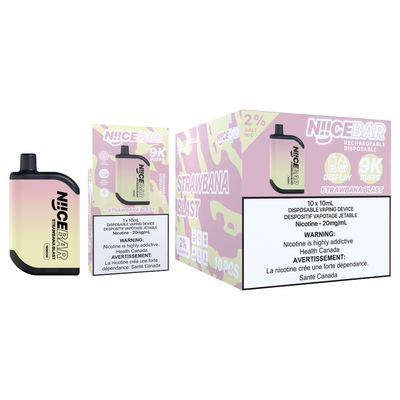 9000Puffs Bateria de 750mAh Disponível Vape Pen Com 15ml E-Liquid 14 Sabores