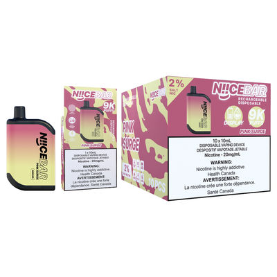 Dispositivo de vaporização de líquido electrónico de capacidade única de 15 ml Niice Bar 9000 com projeto anti-fuga