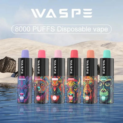 Airflow ajustável Nicotine Pod descartável 8000Puffs com 16 ml de E-juice