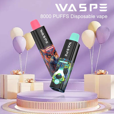 Airflow ajustável Nicotine Pod descartável 8000Puffs com 16 ml de E-juice