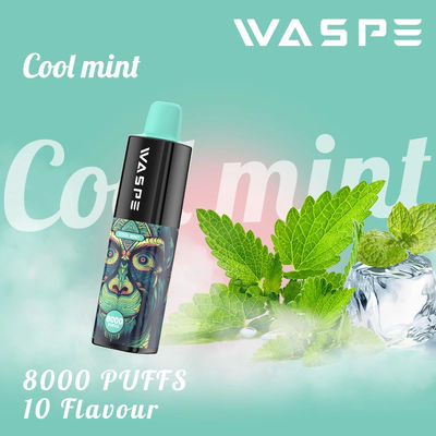 8000Puffs caneta de vapor descartável com método de pagamento Paypal e 85g de peso