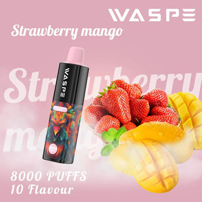 8000Puffs caneta de vapor descartável com método de pagamento Paypal e 85g de peso