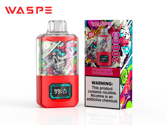 Sus304 Big Puff Vape Com 20000 Puffs 650 Mah Bateria Ecrã