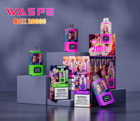 12 Sabores Frutíferos Big Puff Vape Sus304 24Ml Ejuice Display Tipo C Carregamento