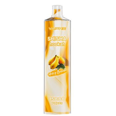 SUS304 Big Puff Vape com 24 sabores frutíferos 15000 puffs Capacidade da bateria 650mAh