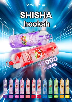 RGB Light Custom Vape com bateria de 650mAh 25ml Ejuice Capacidade 15000 Puffs