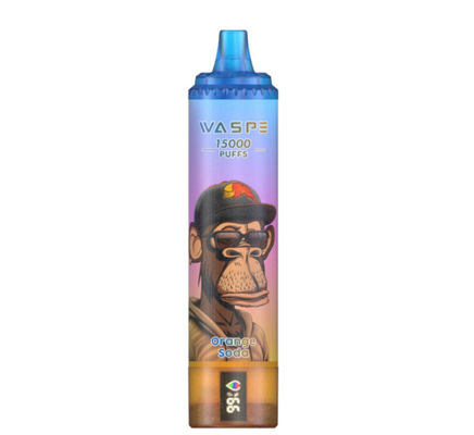 15000 Puffs Fruits Série sabor com 22 ml de capacidade de suco SUS304 e cores personalizáveis