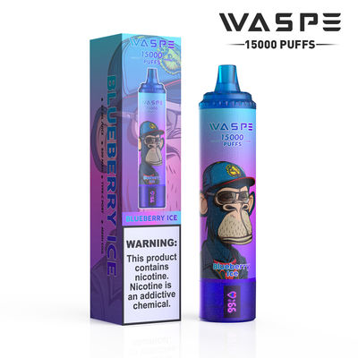 22 ml Capacidade de suco de amêndoa Vape grande com bateria de 650mAh e resistência de 0,8 ohm 15000 puffs