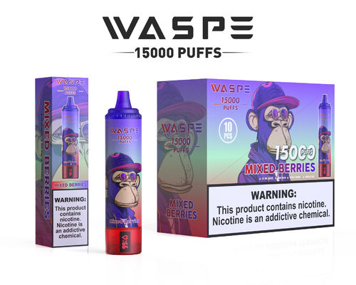 OEM Cor Grande Vape Puff Vape Screen Display 22ml Ejuice Capacidade 15000 Puffs