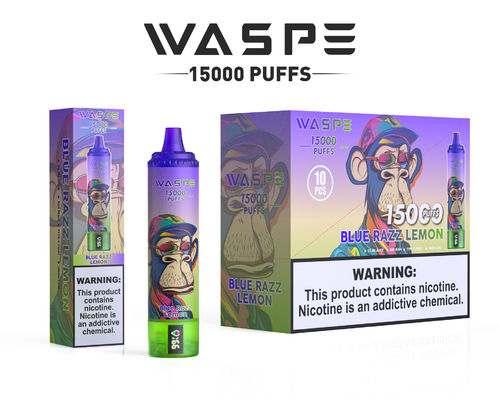 Vape personalizado de 22 ml SUS304 com 12 sabores frutíferos de 15000 puffs