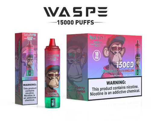 Portão de carregamento tipo C 15000 Puffs Vape com RGB Light 2% Nic 22ml Capacidade de suco