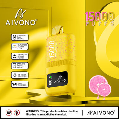 Custom Logo Smart Vape Pen para Adultos 15 Sabores de Frutas 86g Leve com Força de Nicotina Variável