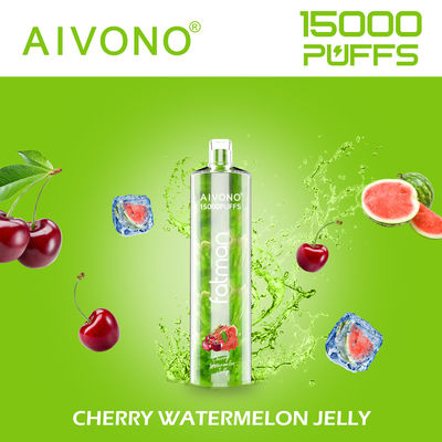 15000 Puffs 24 ml Vape pré- cheio descartável Tipo C Recarregável