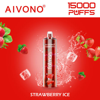 Caneta de vaporizador descartável com tipo C Recarregável 24 ml Capacidade líquida 0,6 ohm Resistência à bobina