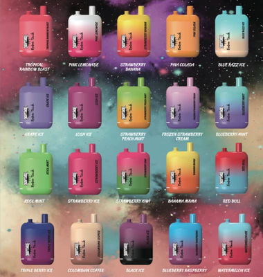 Dual Tank 650mAh Fruit Flavor Vape Kit com bobina de resistência de 1,2 ohm