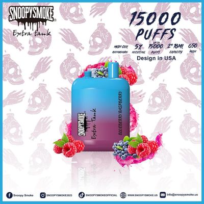 Dual Tank USA Vape 650mAh 5% Força de nicotina Aromas de frutas 18mL E líquido
