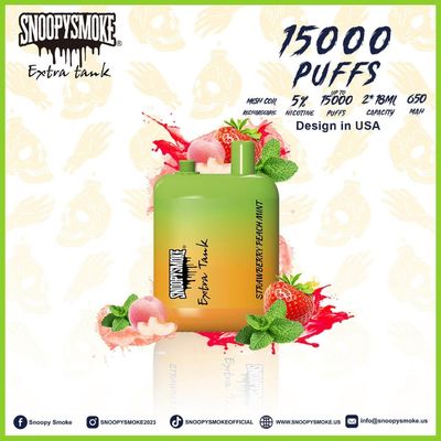Double18mL pré-cheio E líquido 5% Nicotina Força Vape Kit Com 650mAh Bateria recarregável Tipo C