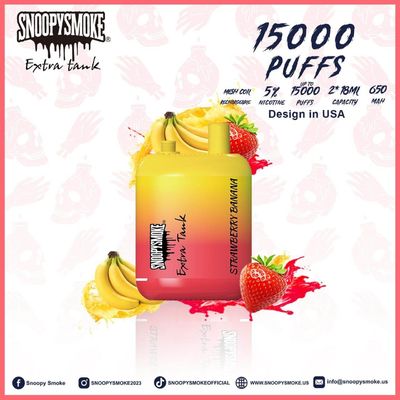 Dual tanque 18 ml USA Vape 650mAh Tipo C recarregável 5% 50mg Força de nicotina