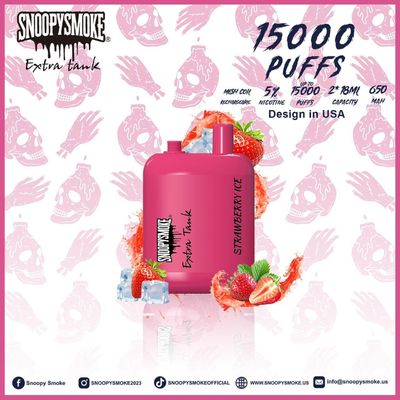 Double18mL pré-cheio E líquido 5% Nicotina Força Vape Kit Com 650mAh Bateria recarregável Tipo C