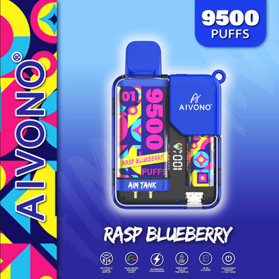 Display colorido Vape descartável pré-cheio com função de bloqueio infantil