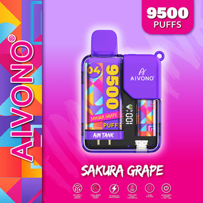 Display colorido Vape descartável pré-cheio com função de bloqueio infantil