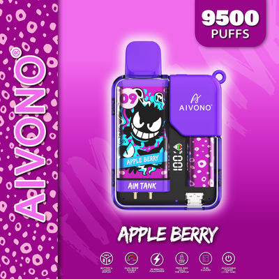 Potência ajustável 650mAh Vape pré-cheio descartável 1,2 ohm bobina 10pcs/pacote