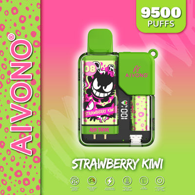 Potência ajustável 650mAh Vape pré-cheio descartável 1,2 ohm bobina 10pcs/pacote