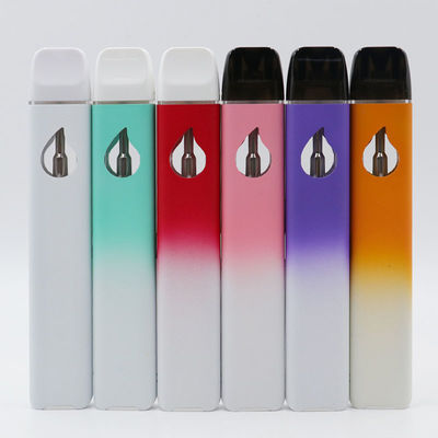 Dispositivo de vaporizador de CBD de 280 mAh de elemento de aquecimento cerâmico descartável com resistência de 1,3Ω e volume de 2 ml