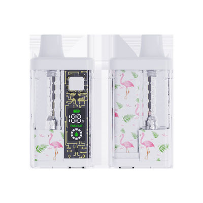 Caneta de vapor de CBD de núcleo cerâmico 2 ml 1 ml Bateria cerâmica de 280 mAh Tipo C Carregamento