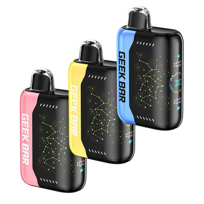 3D Curved LED Screen Ajustável Fluxo de Ar GeekBar Pulse X Delicious Flavor Vape