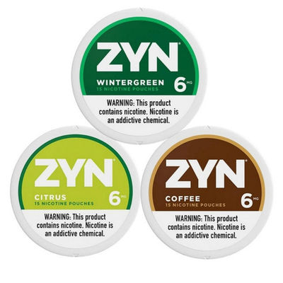 ZYN Bolsas de Nicotina 3mg 6mg 9mg 10 Sabores para escolha