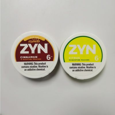 Bolsas Oral Zyn Sem Fumo 10 Sabores em Várias Forças
